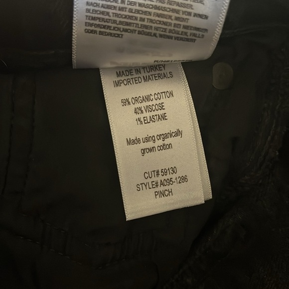 Agolde | Pinch Waist High Rise Washed Black Size 26/2 90s Straight Leg Y2K - Picture 11 of 14